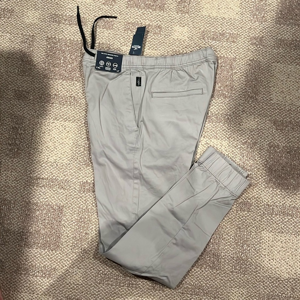Hollister Advanced Stretch Skinny Jogger gray small tall NWT